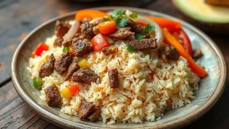arroz carreteiro low carb