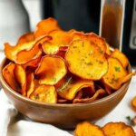 batata doce chips