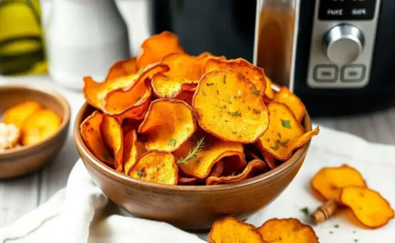 batata doce chips