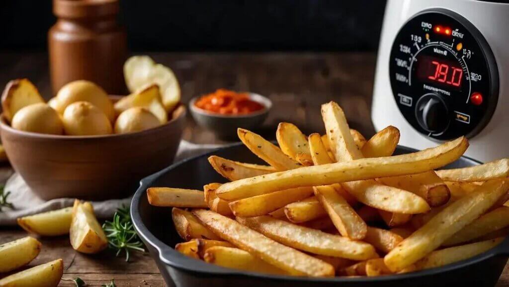 batata frita na air fryer: crocância e saúde no preparo prático