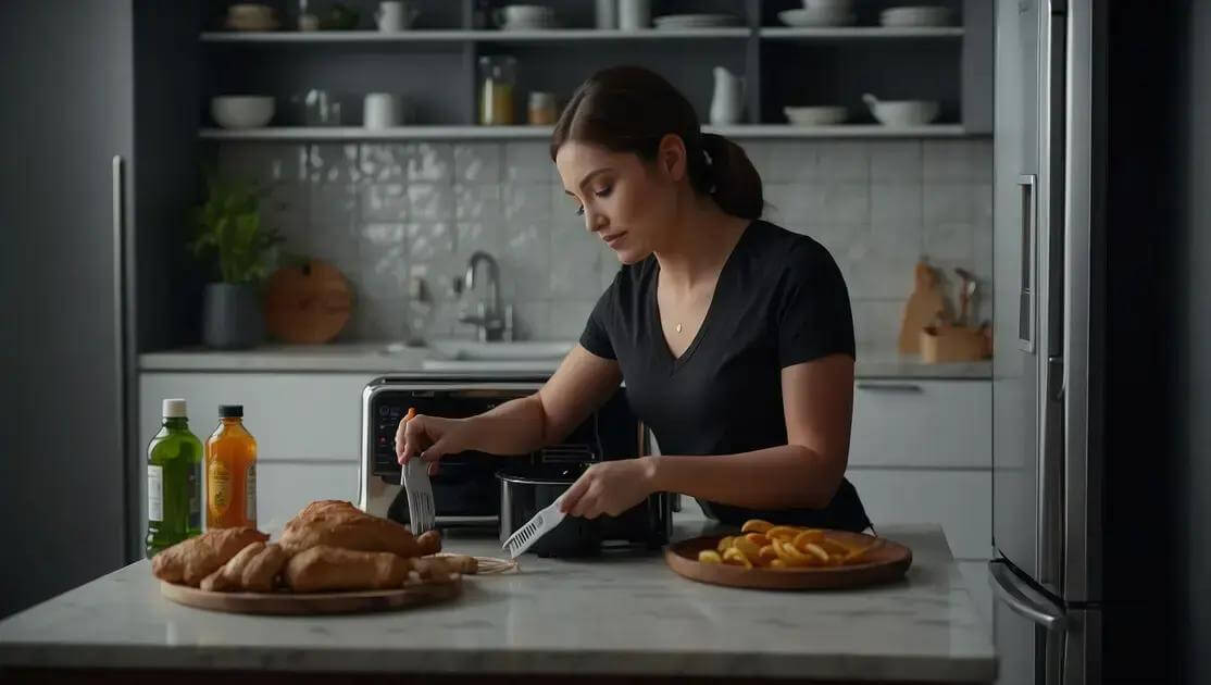 limpeza air fryer: guia prático para iniciantes