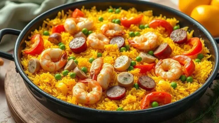 Paella na air fryer