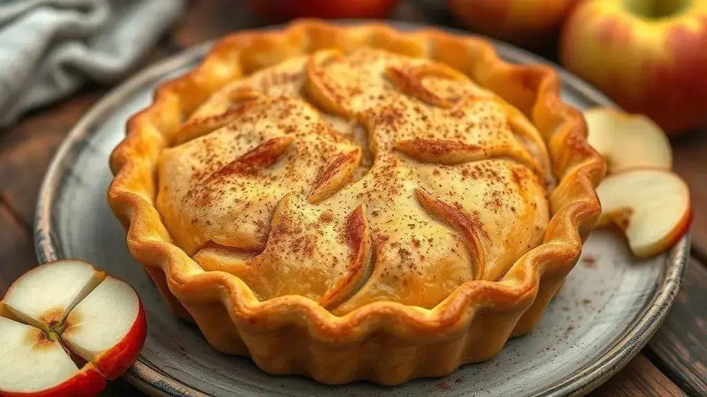 Torta de maçã caseira