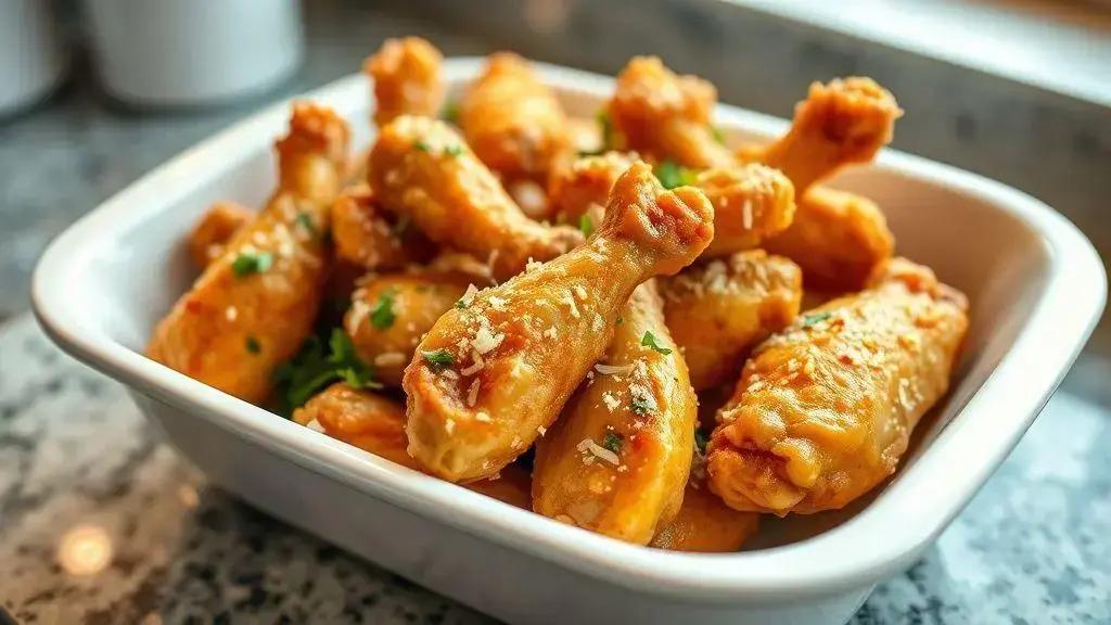 Asas de frango croquete