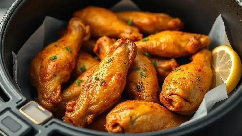 Asas de frango festivo