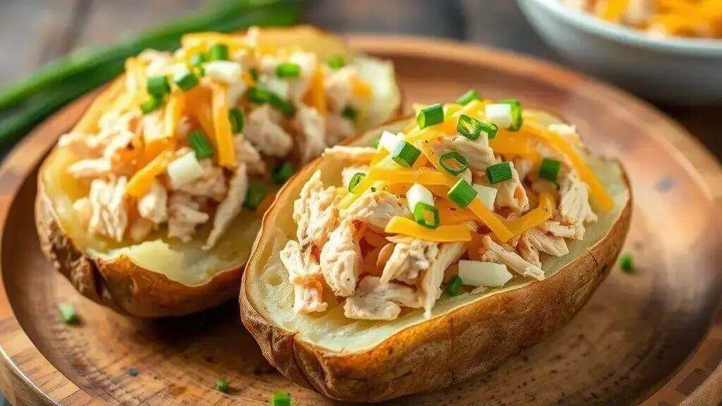 Batata recheada assada