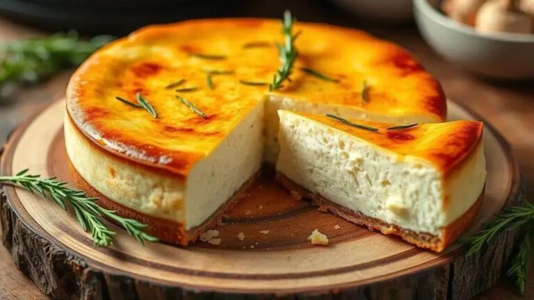 cheesecake ao alho