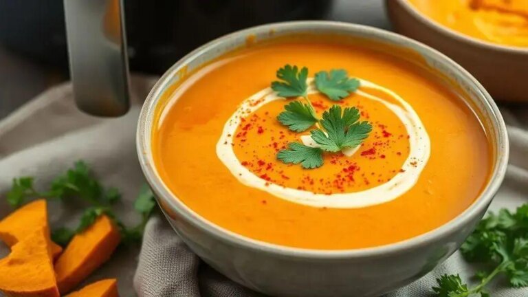 creme de abóbora picante