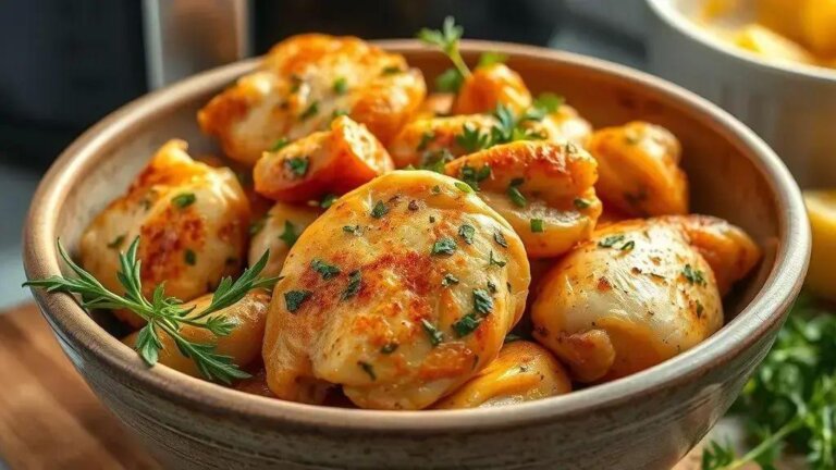 Frango com ervas ao alho