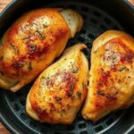 Frango com ervas recheado