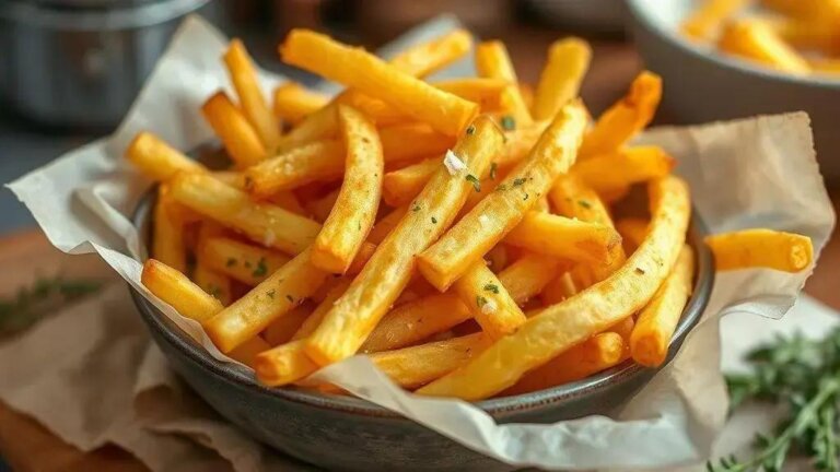 mandioca frita crocante