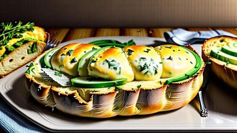 pão de alho recheado