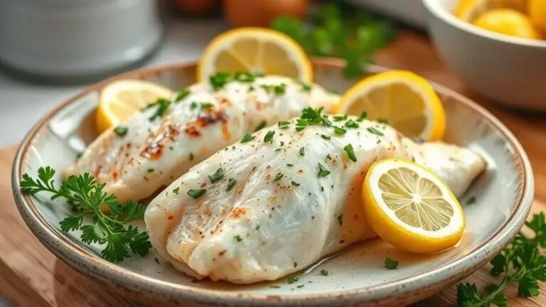 Peixe ao limão ao alho