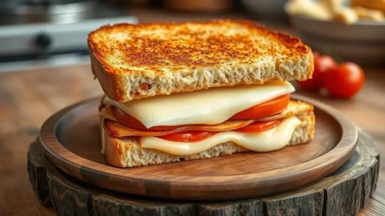 sanduíche com queijo