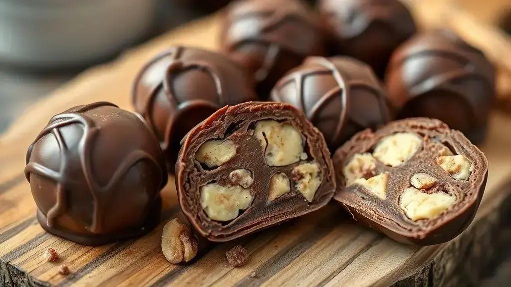 Trufa de chocolate recheado