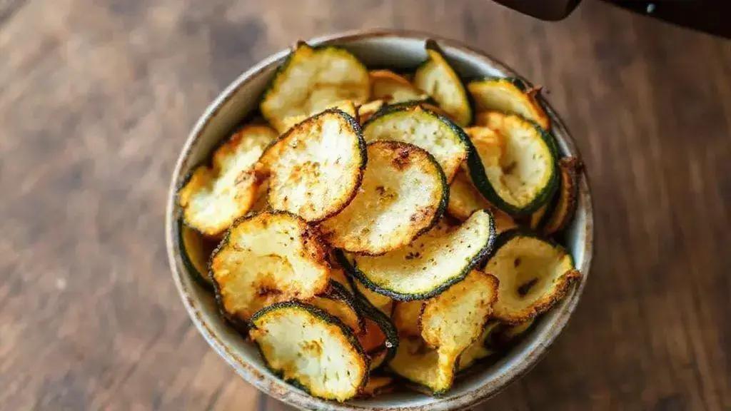 Abobrinha chips light