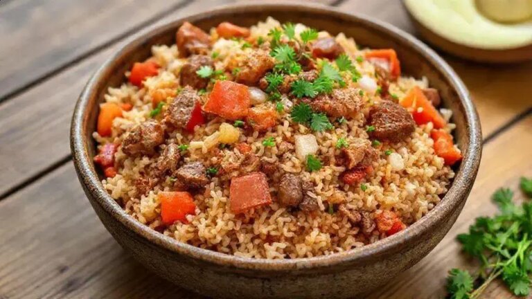 Arroz carreteiro light