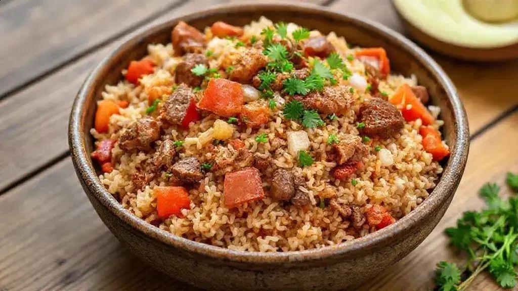 Arroz carreteiro light