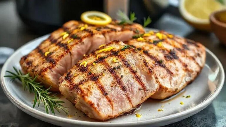 Atum grelhado gourmet