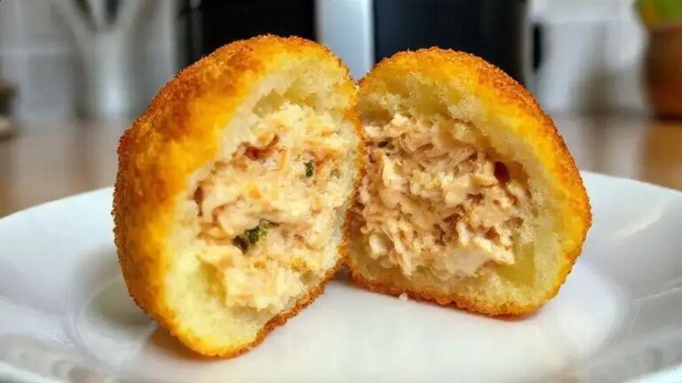 Batata recheada croquete