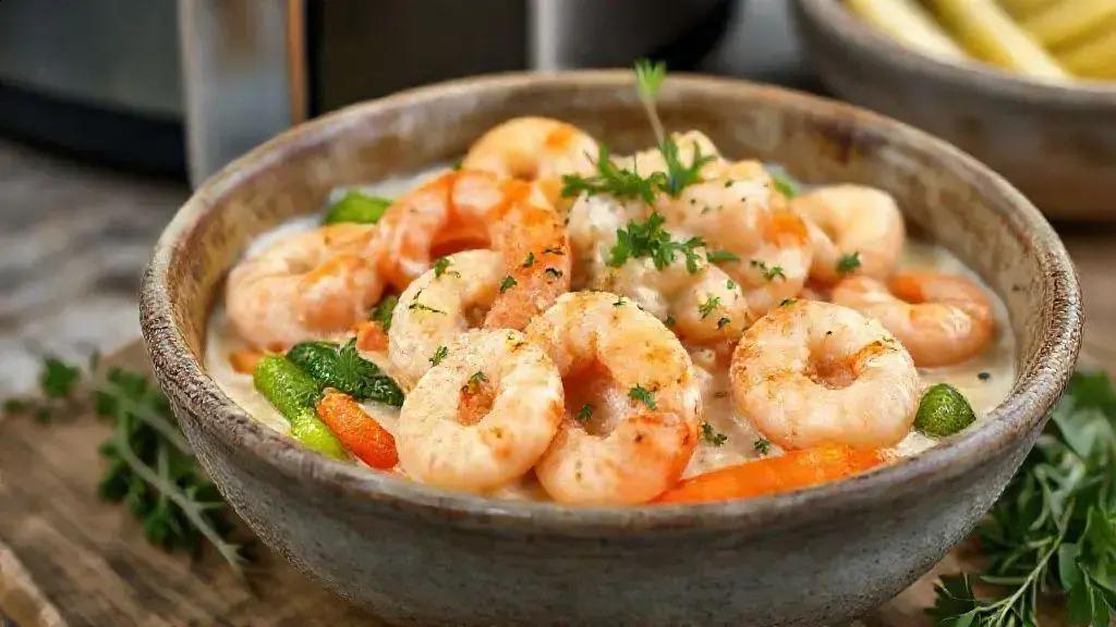 Bobó de camarão low carb