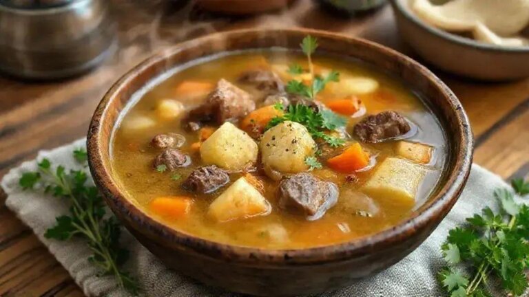 caldo de mandioca tradicional