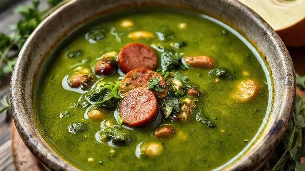 caldo verde salgado