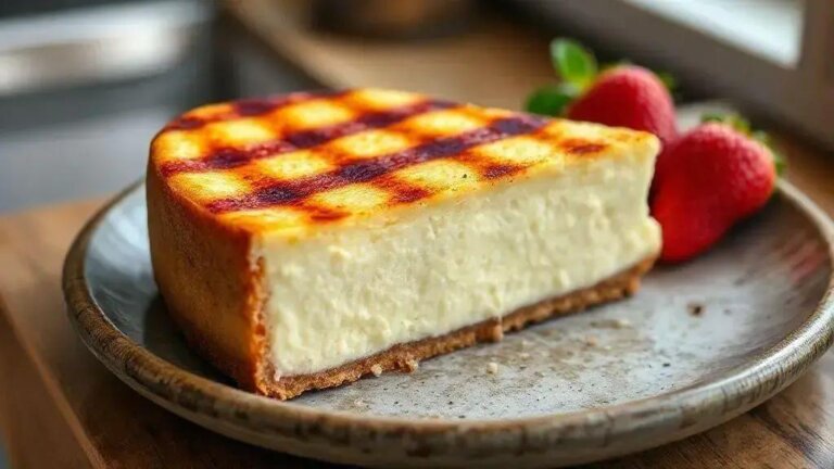 Cheesecake grelhado