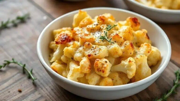 Couve-flor gratinada