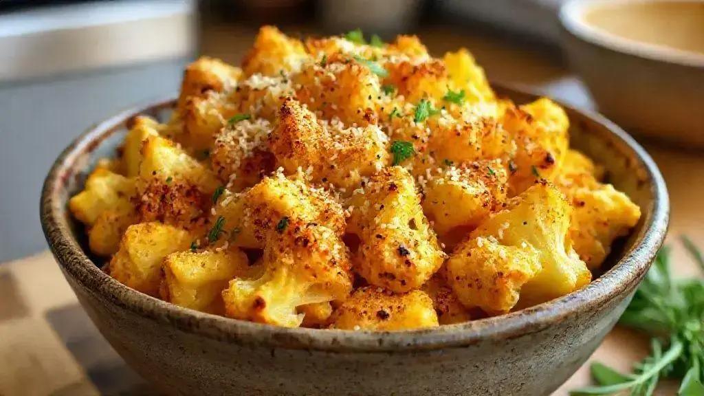 Couve-flor gratinada picante