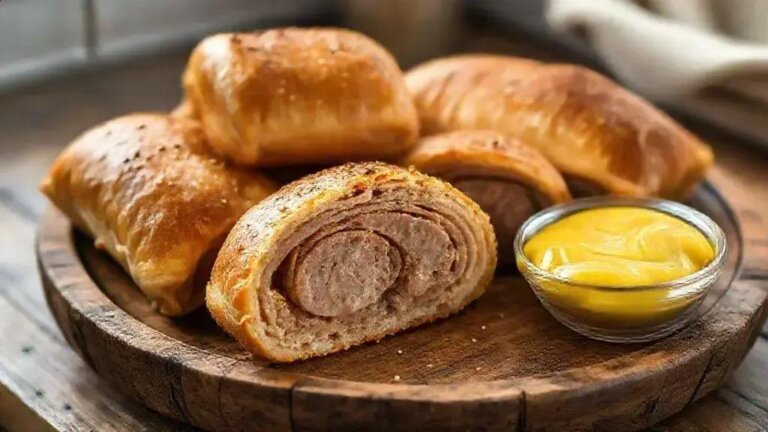 Enroladinho de salsicha integral