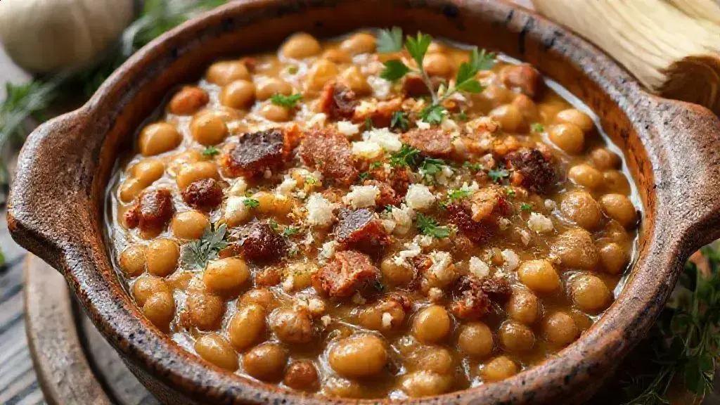 Feijão tropeiro ao alho