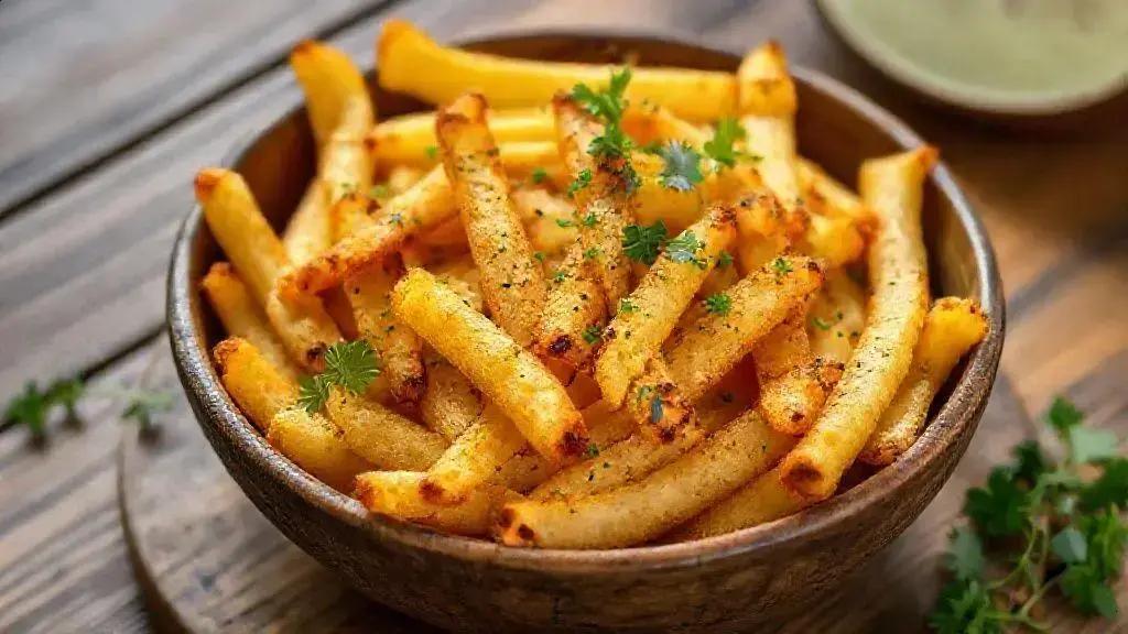 mandioca frita light