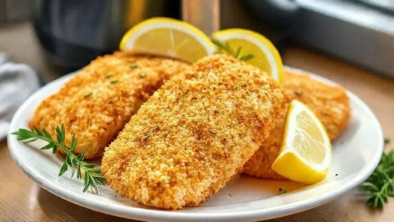 Peixe empanado low carb