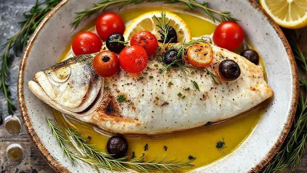 peixe mediterrâneo salgado