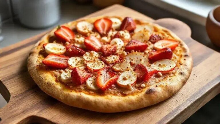 Pizza doce de air fryer