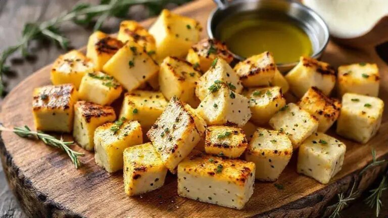 Queijo coalho ao alho