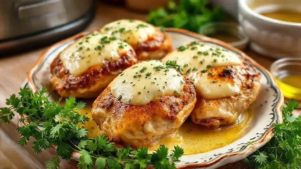 Sobrecoxa com queijo