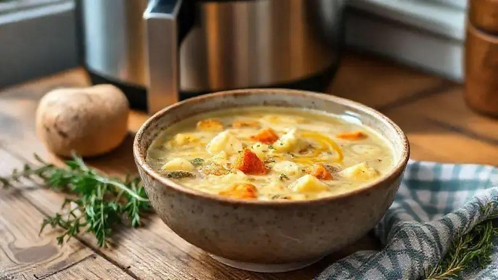 Sopa cremosa simples