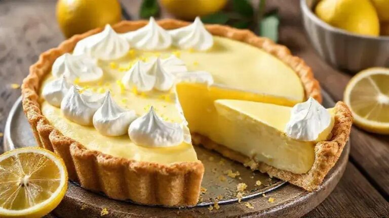Torta de limão cremoso