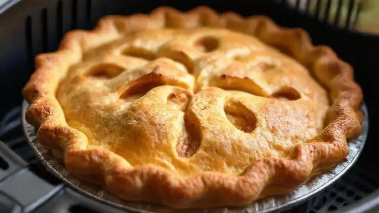 Torta de maçã assado