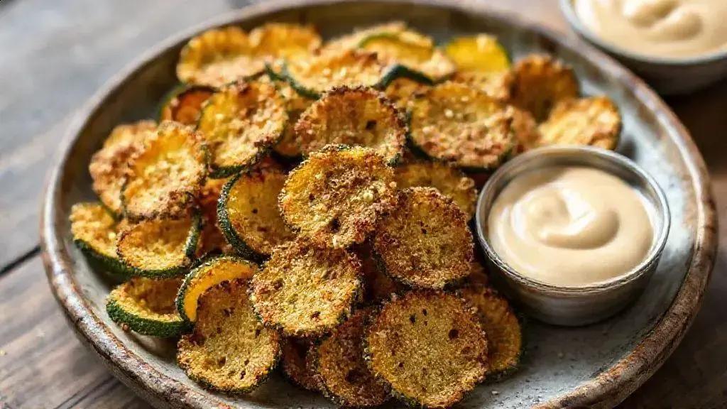 abobrinha chips empanado