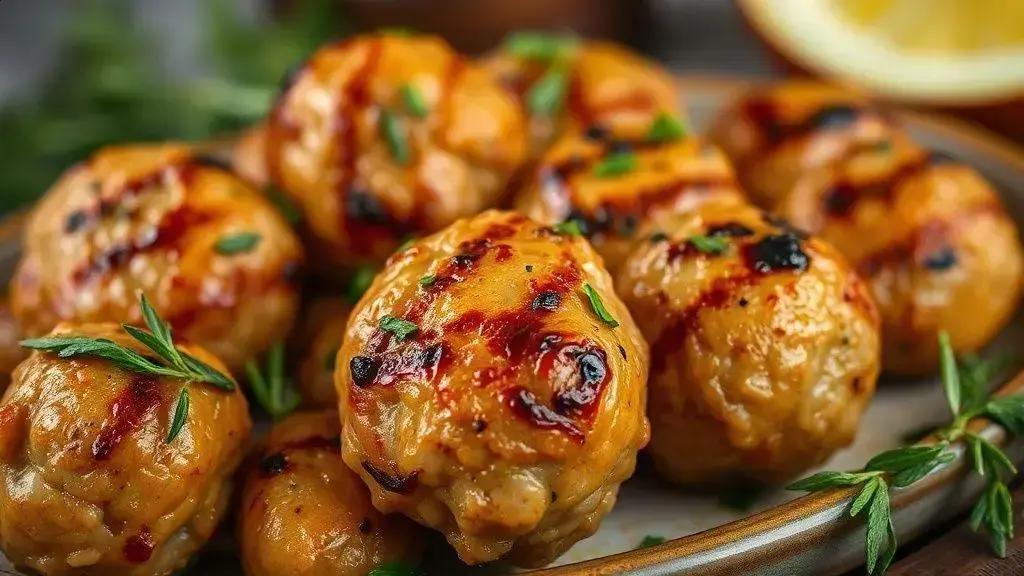 almôndegas grelhadas