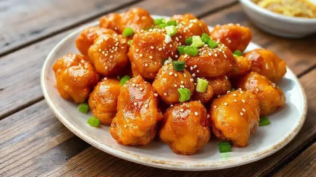 Frango à passarinho agridoce