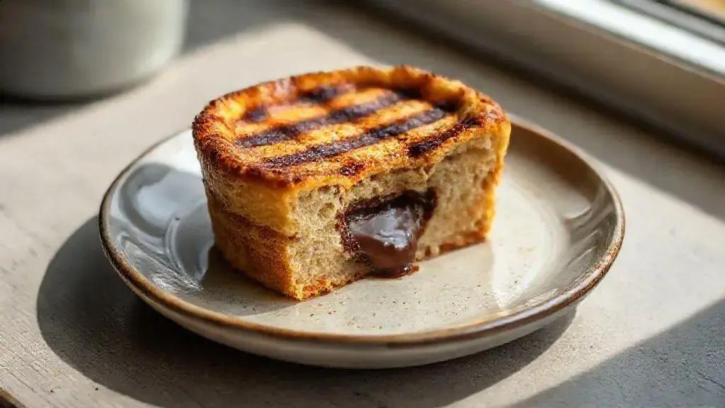 Petit gâteau grelhado