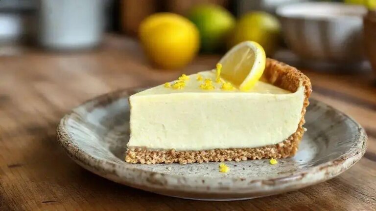 Torta de limão light