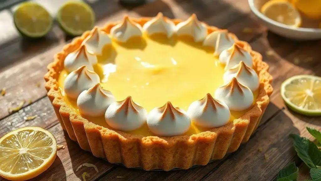 Torta de limão recheado