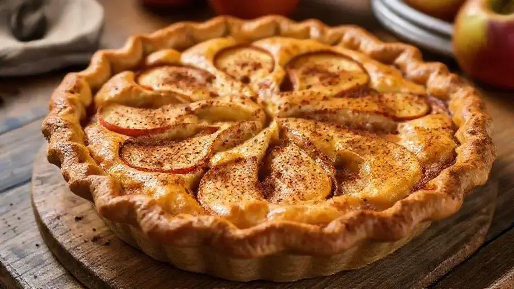 Torta de maçã picante