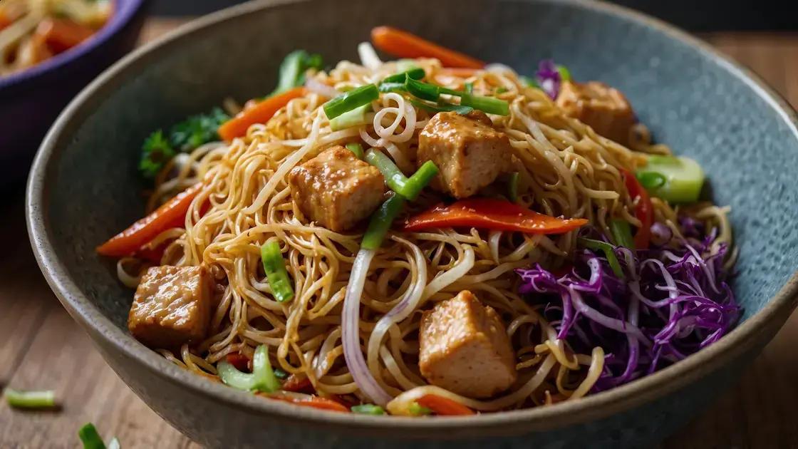 como fazer chow mein