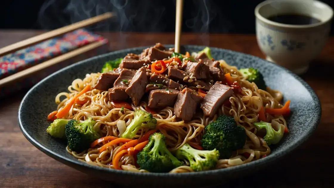 como fazer yakisoba clássico